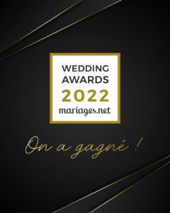 Logo des Wedding Awards 2022 de mariages.net Gubert Traiteur